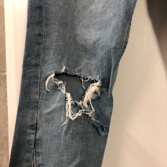 Zara basic denim distressed jeans - Picture 4 of 7